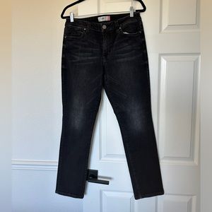 Cabi High Straight Black Jeans Size 10